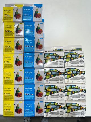 Cartuchos de tinta M-T0714 y M-T0712