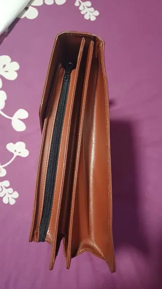 Maletín Portafolio Marrón Claro