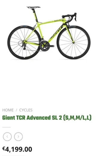 Giant TZR Sl 2 advanced