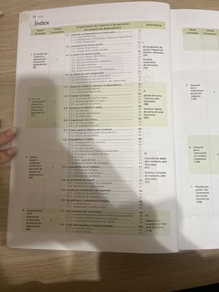 Organización de atención a personas