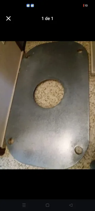 Tarima ovalada 1.50x0.90