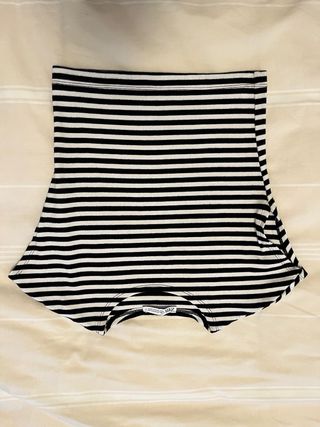 Camiseta corta Zara rayas XS