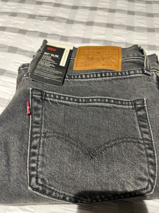 Levi's 501 Hombre Gris Talla 33x32