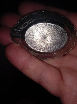 Cenicero antiguo plata vintage España