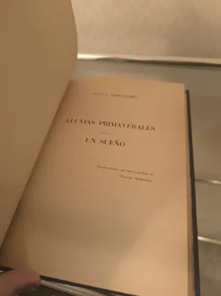 Lluvias prima verales. Un sueño.