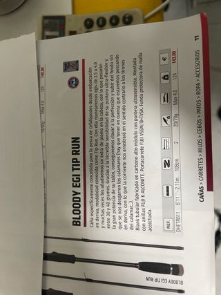 Caña Hart Bloody Egi Tip Run.