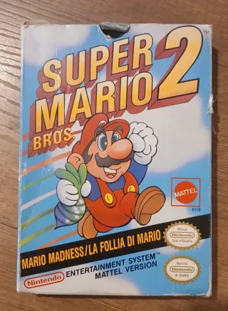 Super Mario Bros. 2 con scatola