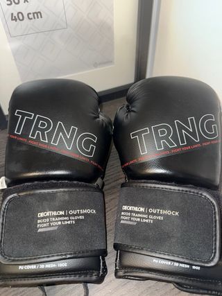 Guantes de boxeo Decathlon Outshock