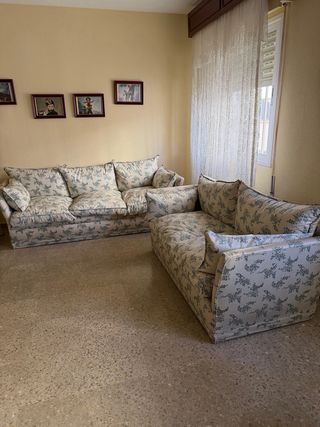 Sofá de 3 plazas tela floral