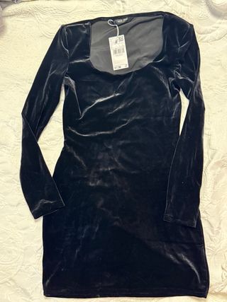 Vestido Mango Negro Talla M