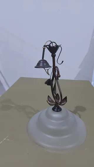 Lámpara de forja para techo 38x55