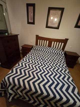 Dormitorio completo madera