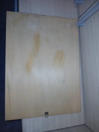 Quadro in legno intagliato paesaggio marino