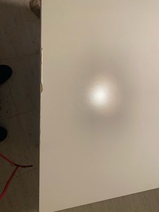 Mesa comedor extensible blanca