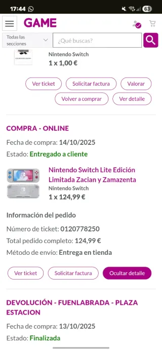 Nintendo Switch Lite Edición Especial Pokémon