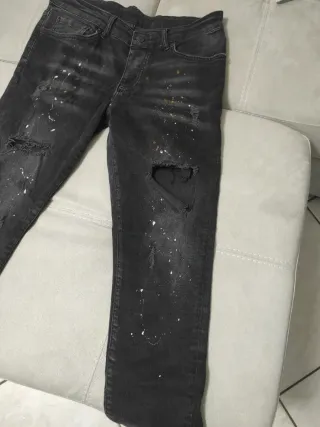 Dsquared2 Skinny Jeans Neri Taglia 48 Donna