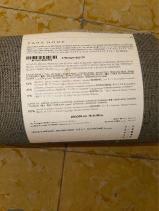 Alfombra Zara Home gris