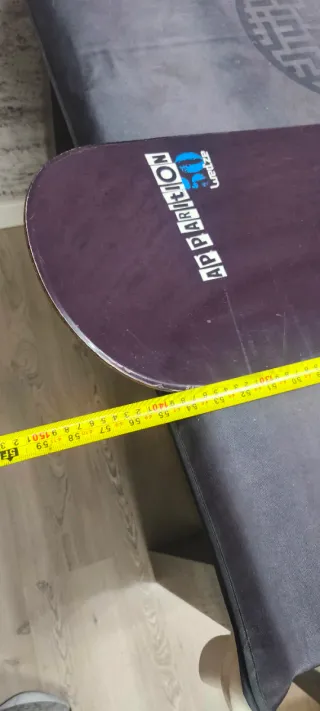 Tabla Snowboard con Fijaciones