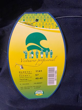 Pantalones de trabajo azul marino nuevos