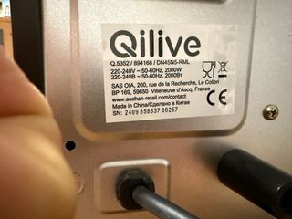 Horno Eléctrico Qilive Negro