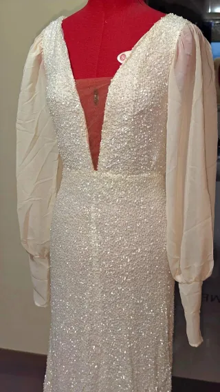 Vestido Novia Hecho a Mano Blanco