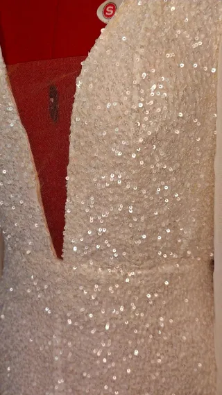 Vestido Novia Hecho a Mano Blanco