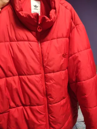 Chaqueta Adidas Roja Invierno