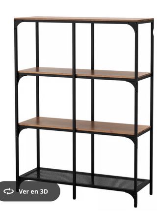 Estantería Industrial IKEA Madera y Metal