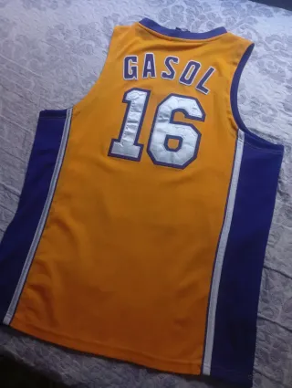 Camiseta Angeles Lakers de Pau Gasol Talla XL
