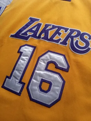 Camiseta Angeles Lakers de Pau Gasol Talla XL