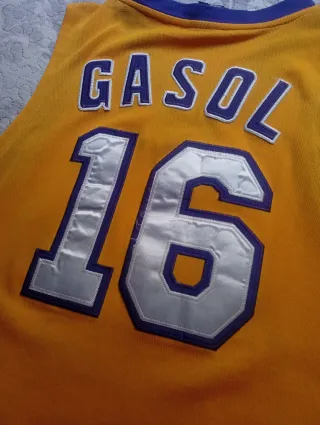 Camiseta Angeles Lakers de Pau Gasol Talla XL