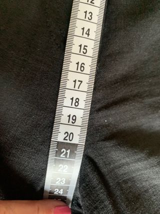 Pantalón mujer lino negro pirata