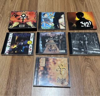Lote 7 CDs Prince