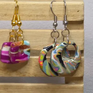 Pack Pendientes Arcilla Polimérica