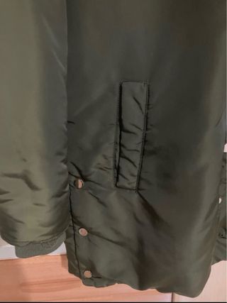 Abrigo verde señora