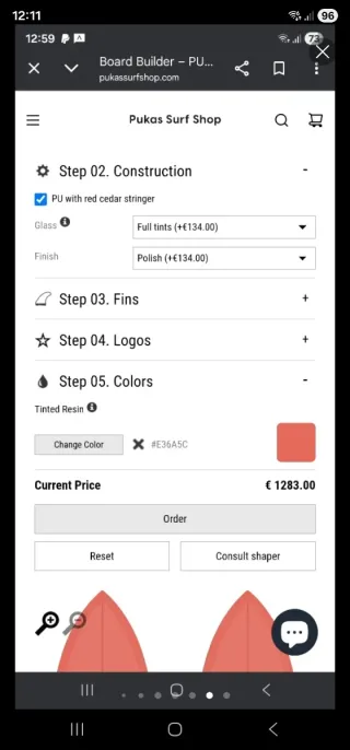 Tabla surf Christenson Long Phish 2.0 6'10