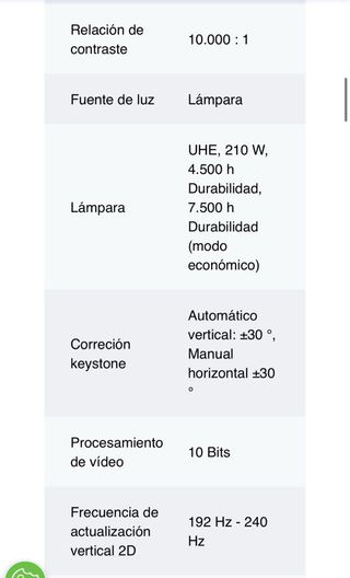 Proiettore Epson EH-TW610 Bianco