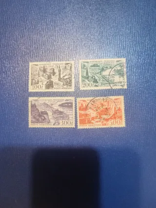 Sellos Francia Aéreos Usados