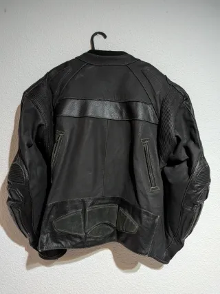 Chaqueta de cuero TAF para moto