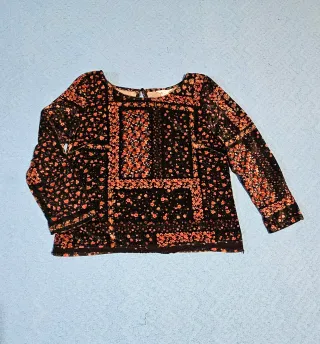 Set Chaqueta Mostaza y morada + camisa estampada