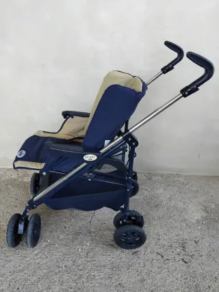 Carrito de bebé Cam azul y beige