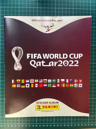 Álbum Cromos Panini Mundial Qatar 2022