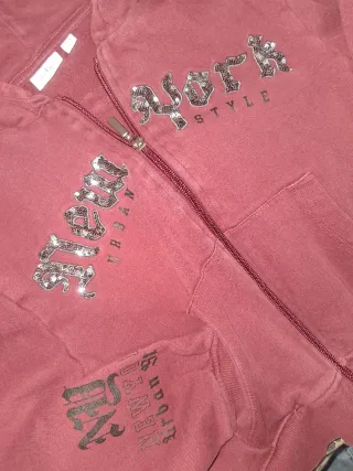 Felpa con cappuccio NY 10/11 anni