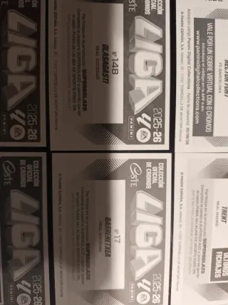 CROMOS LIGA ESTE 2025-26