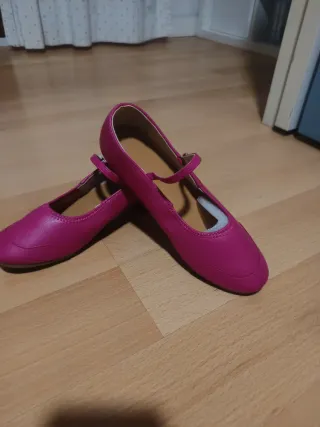 Zapatos de baile rosa fucsia talla 37