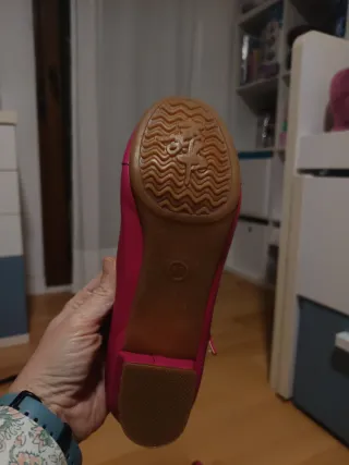 Zapatos de baile rosa fucsia talla 37