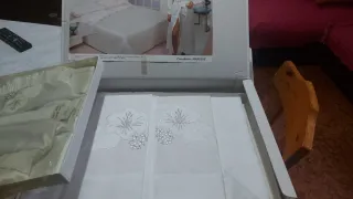 Coordinato Matrimoniale Argento e Bianco