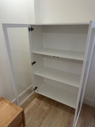 Estantería Vitrina Cristal Blanca