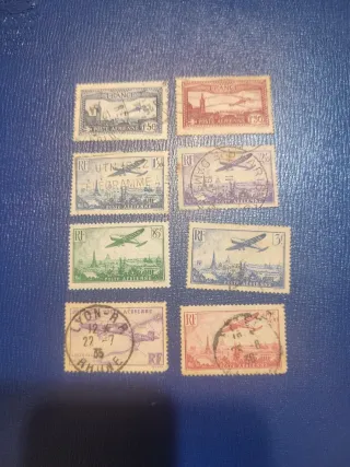 Sellos Francia Aéreos