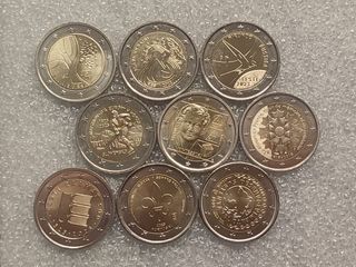 Lote 9 monedas 2€ para Ana----SC.